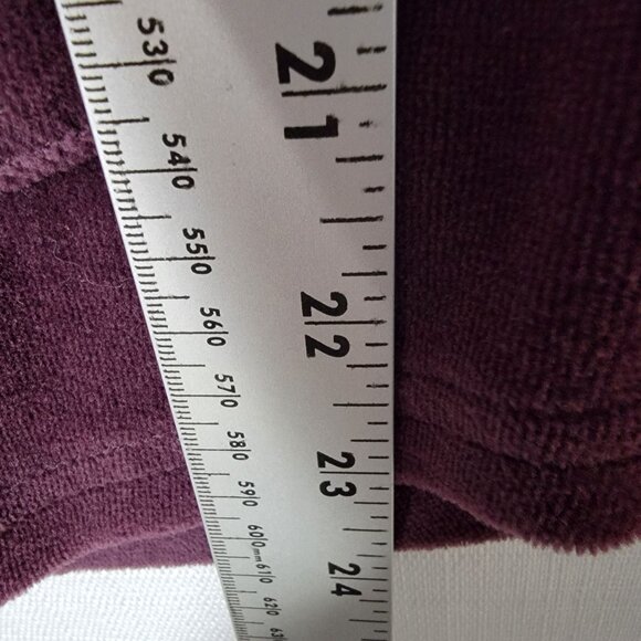 Style & Co Sport Womens Hooded Jacket Small Full Zip Snap Pockets Deep Plum - Picture 4 of 11